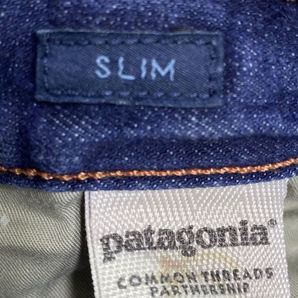 Patagonia Slim Jeans Women's Size 29 Organic Cotton Low Rise Skinny Blue‎ Denim - Picture 10 of 10
